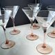 6 Verres à cocktail Luminarc Jambe rose