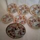 7 porcelain plates 15.5 cm