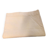 drap ancien en lin blanc