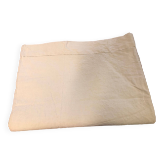 old white linen sheet