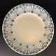 8 assiettes plates Longwy anciennes bleues grises modèle primevère 1900