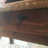 Pitch pine tiered desk