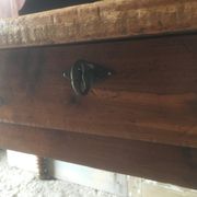 Bureau à gradins en pitchpin