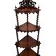 Rosewood corner shelf, Napoleon III period