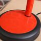 Red desk lamp Veneta Lumi 70's