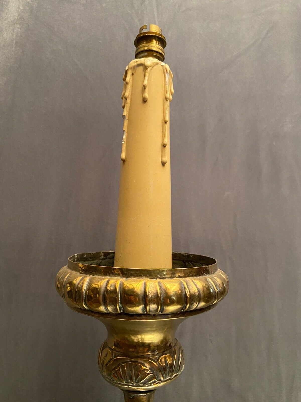 Period picnic Regency brass mounted with electricity