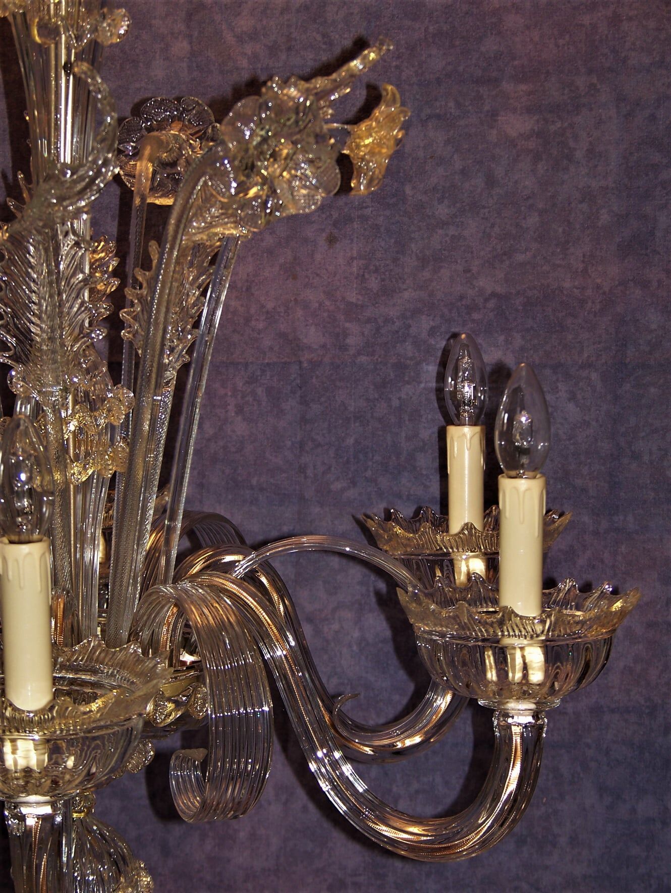Murano glass chandelier, Venice