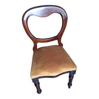 6 antique mahogany chairs