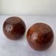 Pair of Thuya burl candlesticks