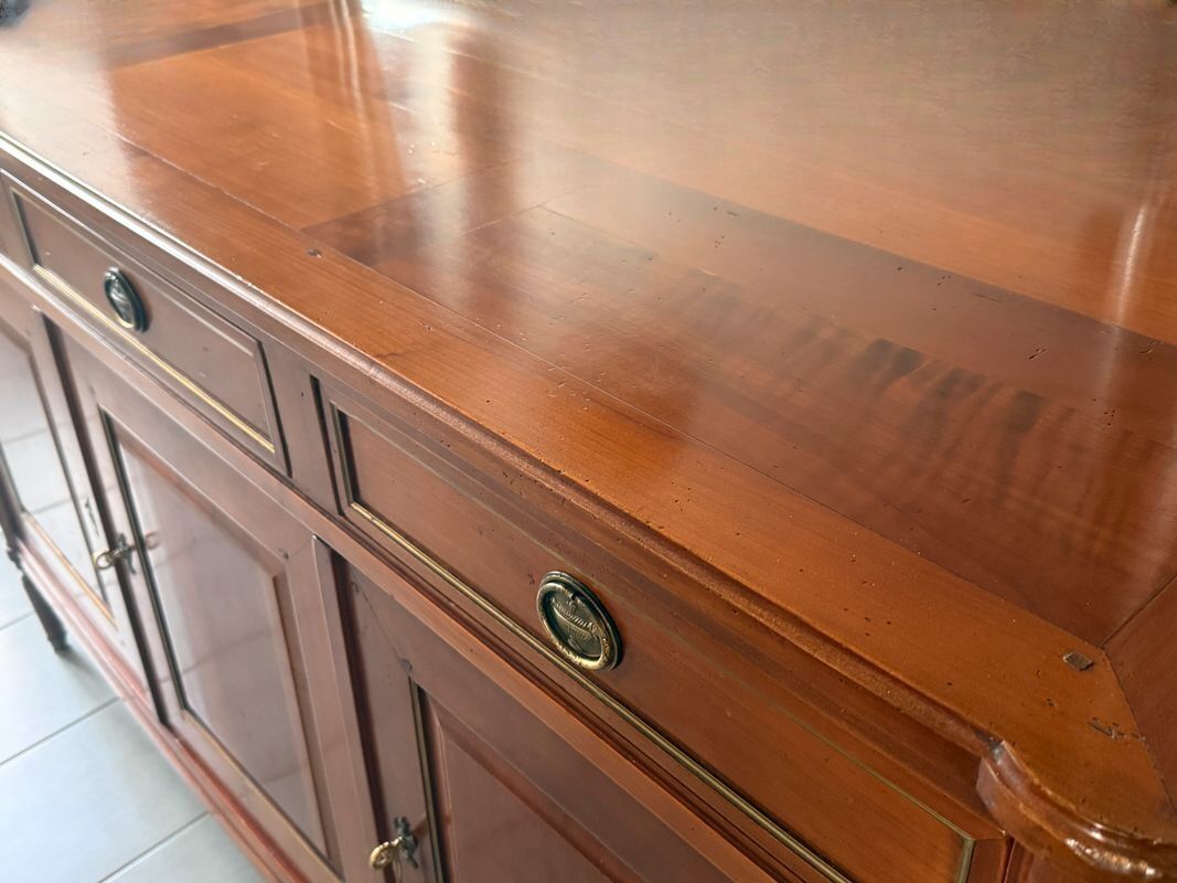 Louis XVI cherry wood sideboard