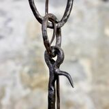 Brutalist floor lamp chain