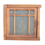 Old window for interior partition, frosted glass