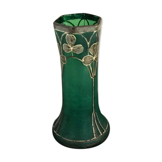 Art Nouveau glass vase