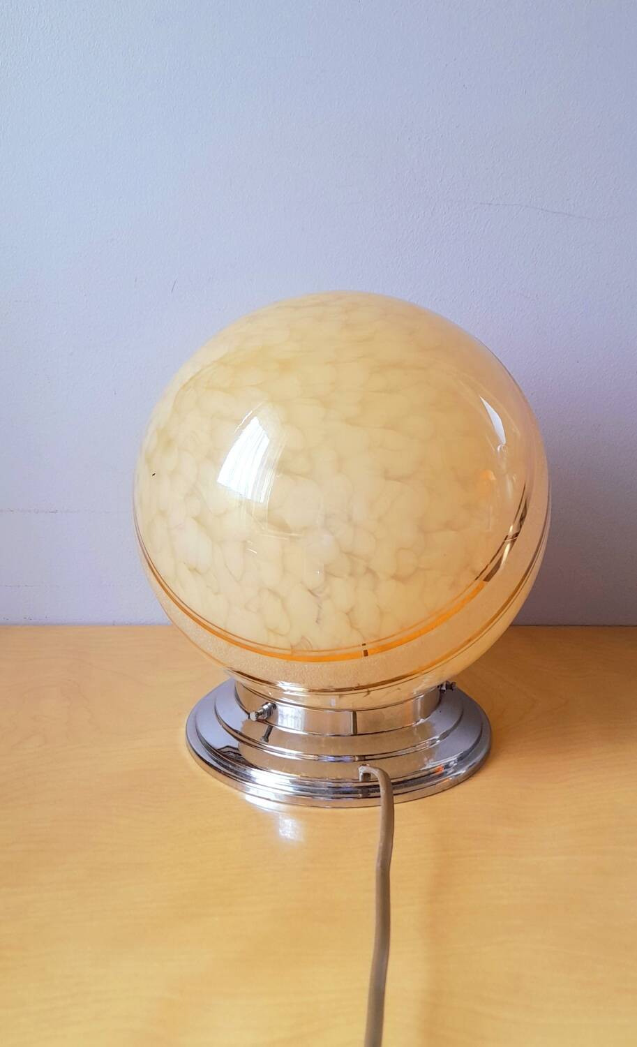 Lampe globe art déco 1930