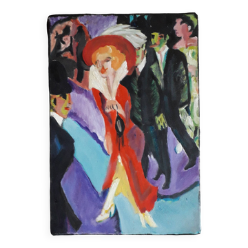 Tableau ancien à l'huile sur toile