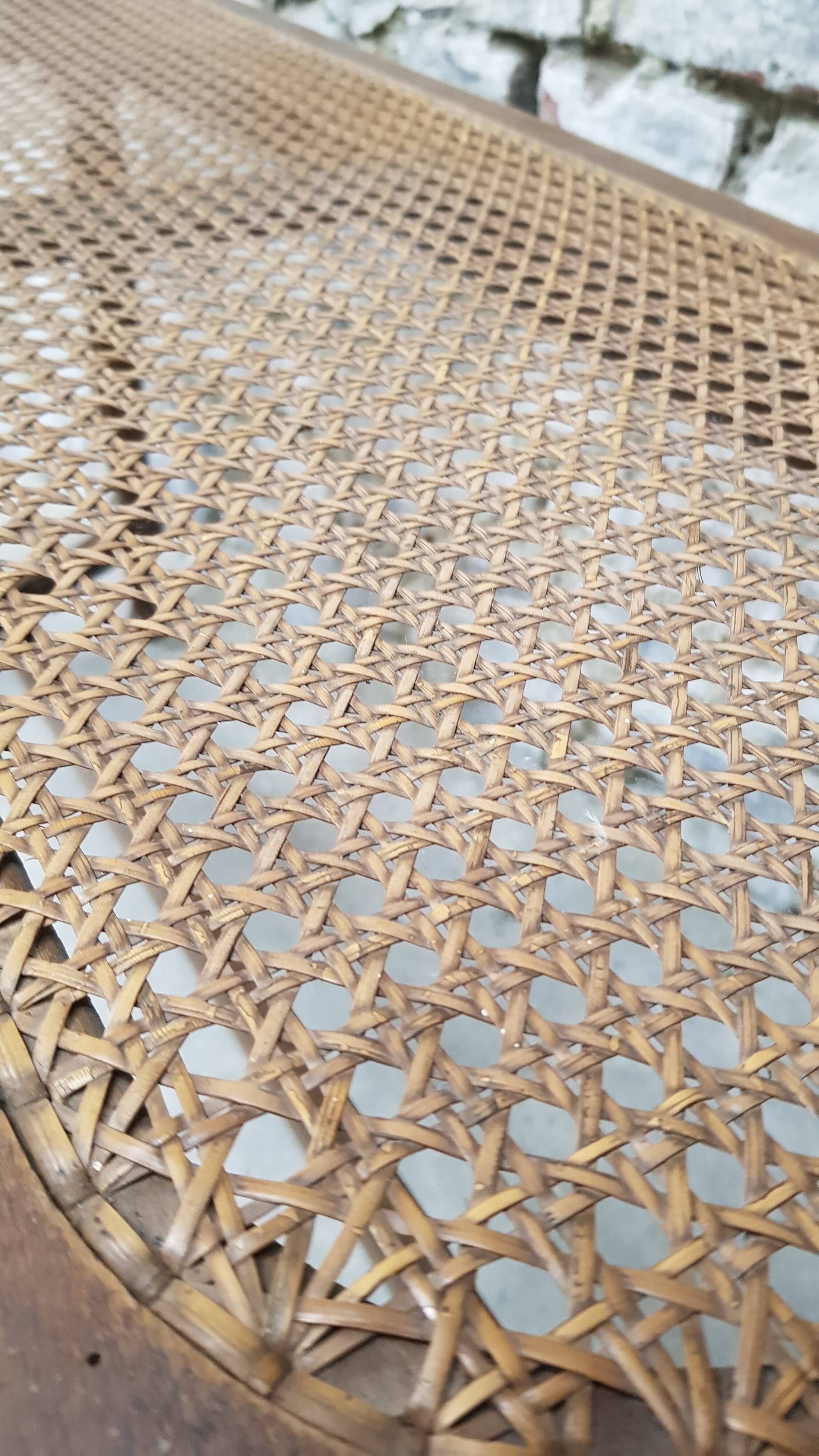 Large Louis XVI style piano stool