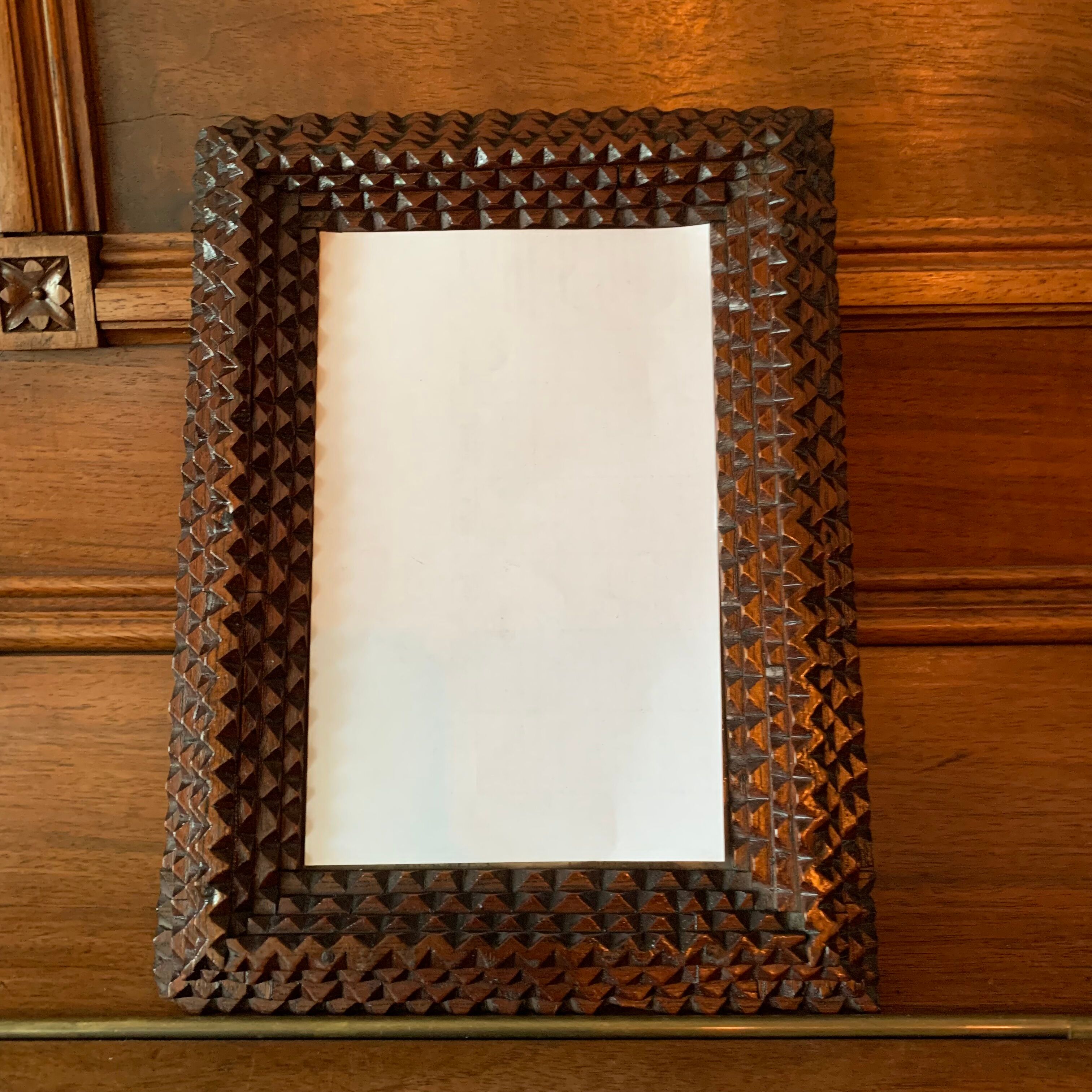 Tramp Art photo frame