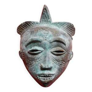 Masque africain en Bronze