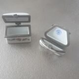 Lot 2 porcelain boxes Art