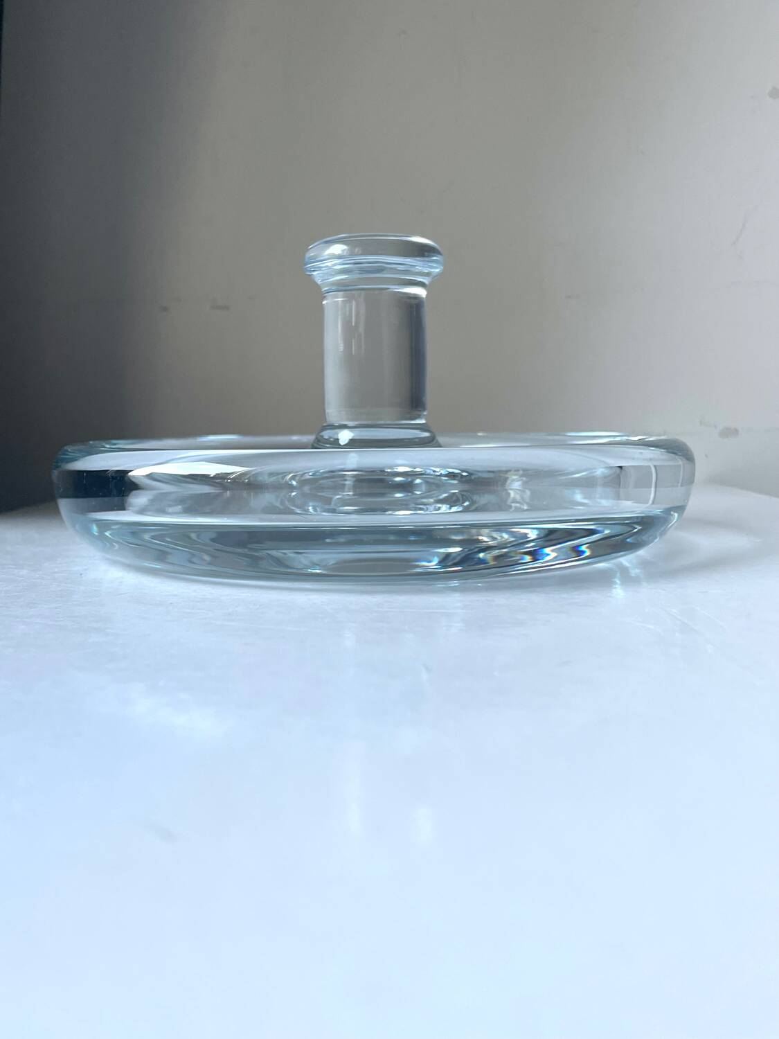 Holmegaard Sculptural bowl design by Per Lutken Denmark 1950’s