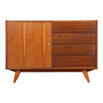 Vintage oak storage by Jiri Jiroutek, model U-458, 1960s