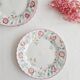 Set of 5 flat plates Churchill, Briar Rose