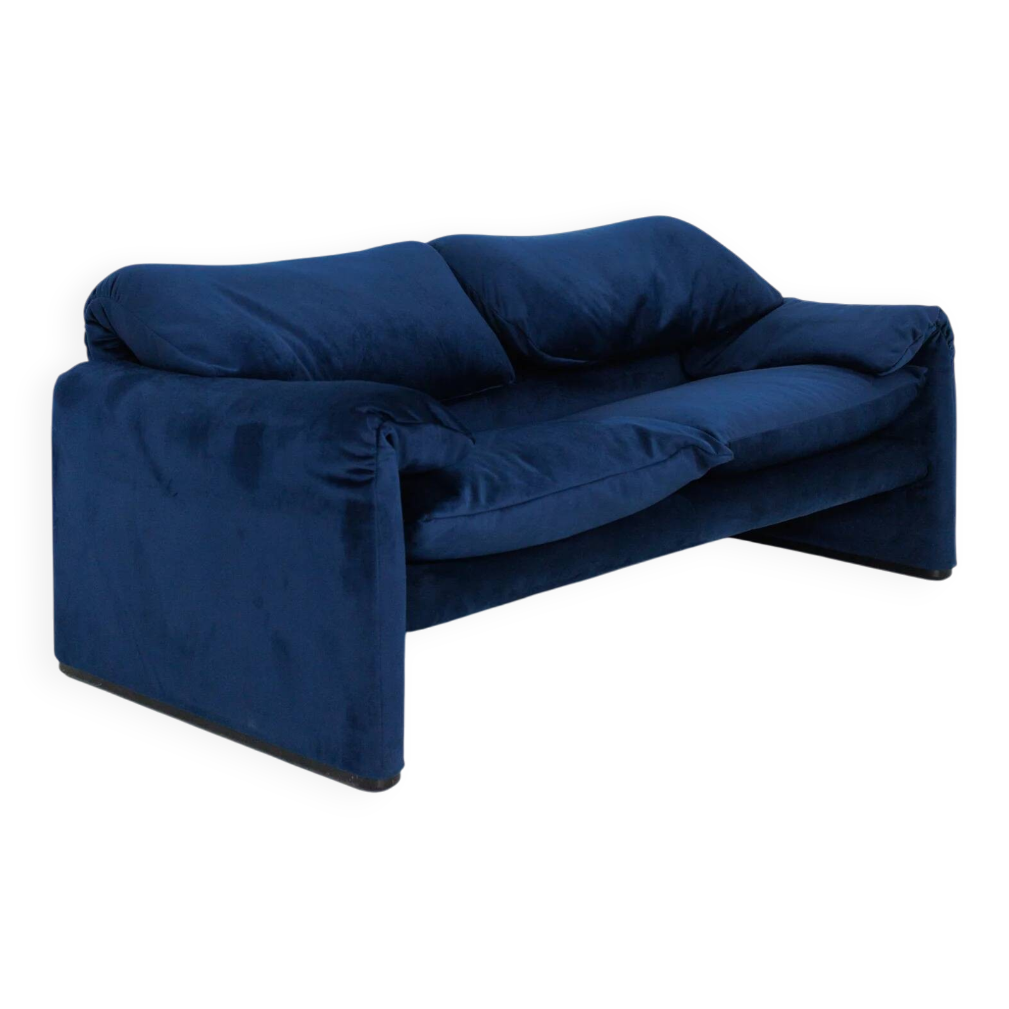 Vintage Maralunga sofa by Vico Magistretti for Cassina, Italy 70s