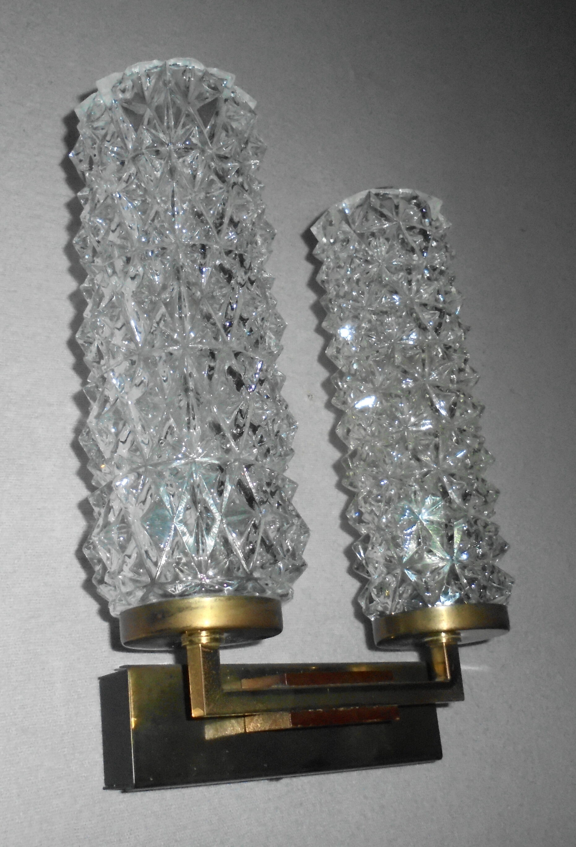 Pair of Scandinavian wall lamps from the 70s