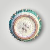 Pichet/vase vintage en céramique émaillée – estampillé Italy 63/69