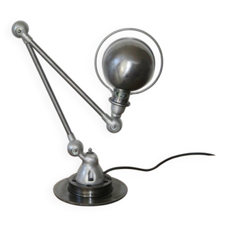 Jielde industrial lamp by Jean Louis Domecq, 2 arms, glossy varnish.