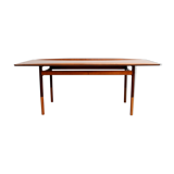 Table basse en palissandre par Grete Jalk, Poul Jeppesen des années 1960