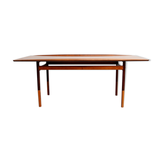 Table basse en palissandre par Grete Jalk, Poul Jeppesen des années 1960