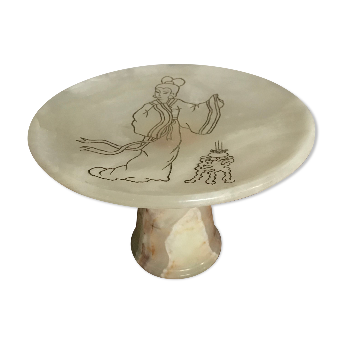 Vintage onyx dish