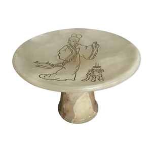 Plat en onyx vintage