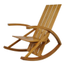 Rocking-chair en chêne