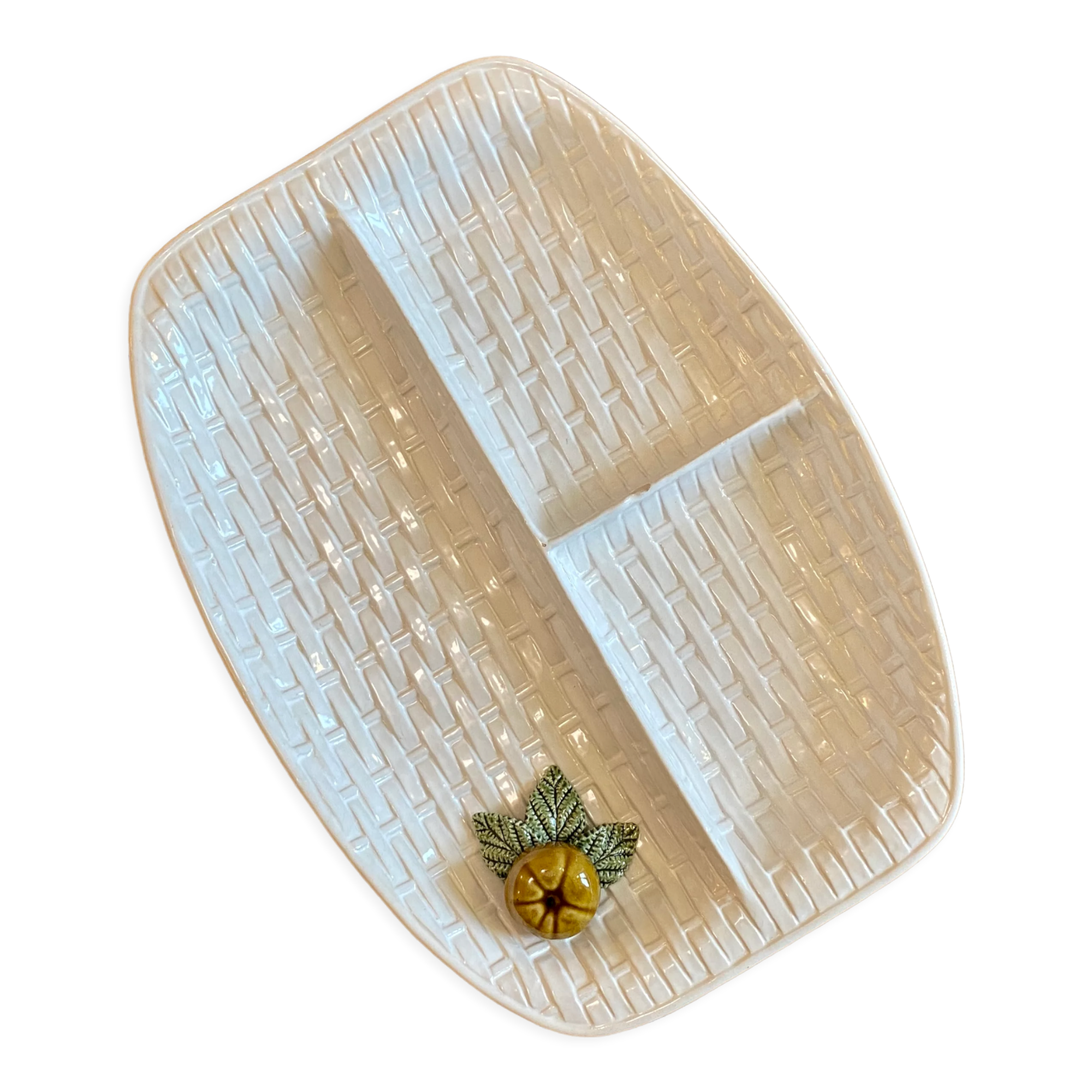 Vintage dish in slip