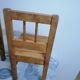 Pair of vintage wooden children's chairs