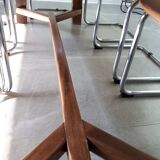 Dining room table farm and 6 chairs style breuer