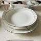 Bernardaud rare table service with platinum pattern art deco