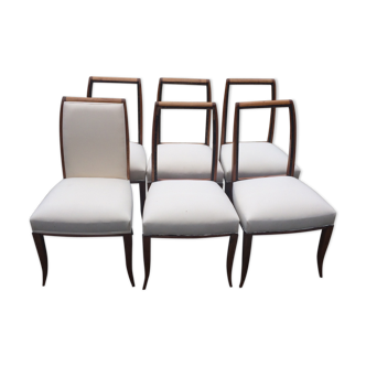 Art deco six-chair series