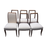 Art deco six-chair series