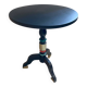 Turned wooden pedestal table