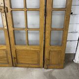 Four-leaf partition door