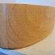 Oval solid wood bowl