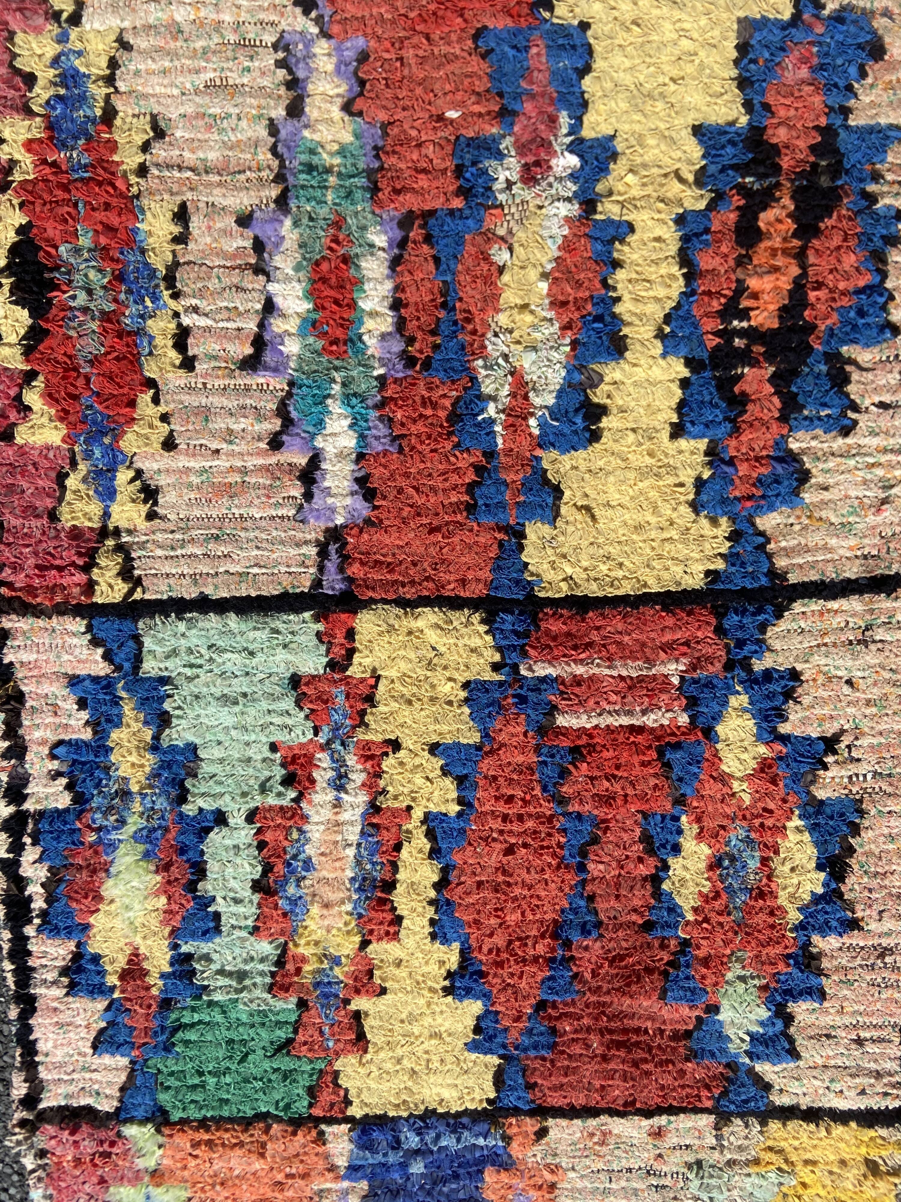 Berbere boucherouite carpet 95x220 cm