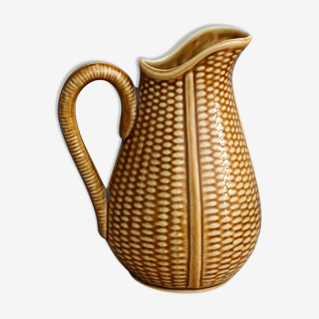 Carafe, pitcher Sarreguemines "Corn"