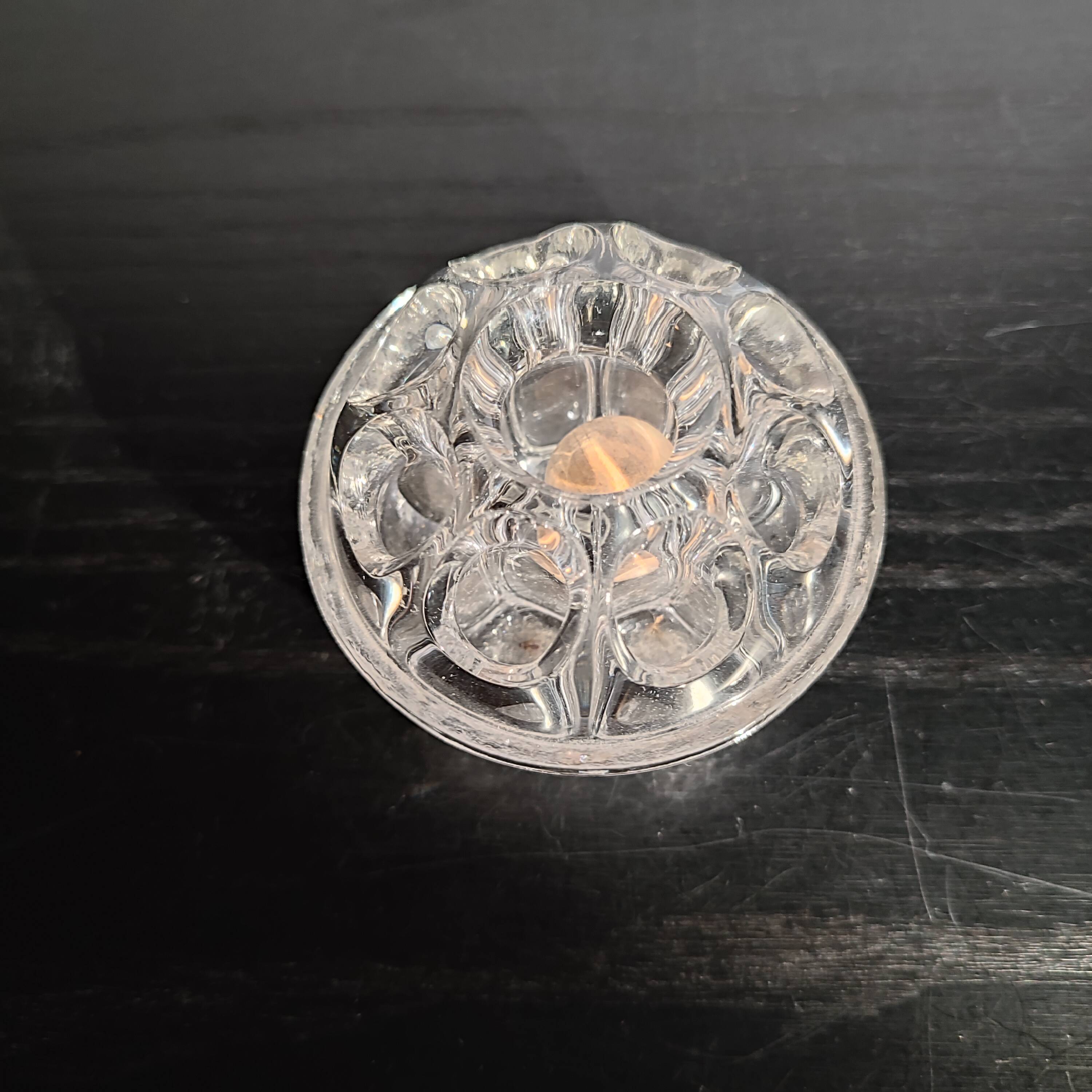 Glass flower pick