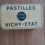 Old vichy pastilles metal box