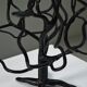 Black brutalist tree candle holder “tree of life” 1970s.
