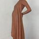 Vintage Terracotta Pregnant Woman Sculpture – Mid-Century Style Maternity Art Figurine